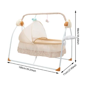 Electric Baby Crib Cradle