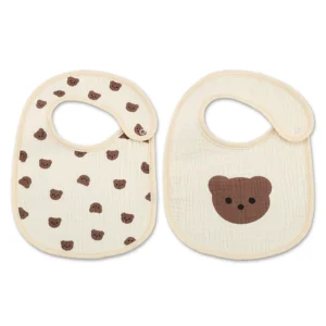 2pcs cotton baby bibs