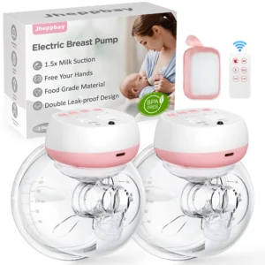 2 Pcs Electric Wearable Breast Pump